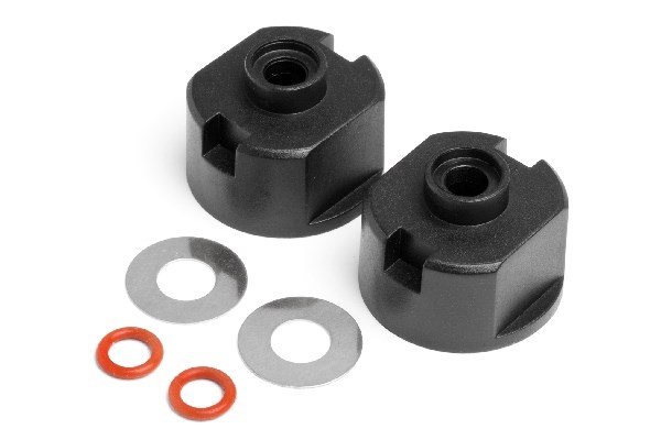 RC Radiostyrt Diff Case, Seals With Washers 2Pcs - Strada and EVO
