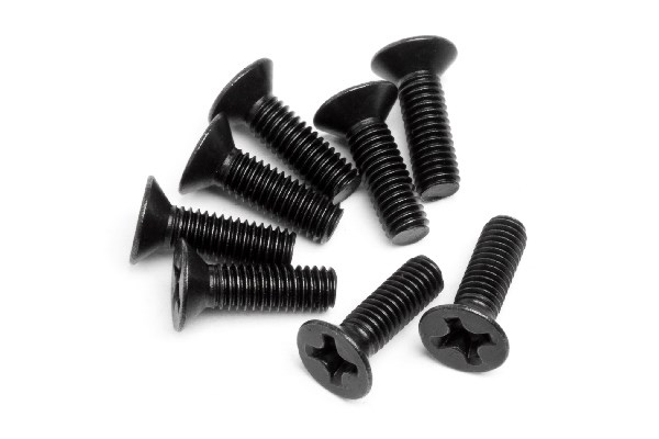 COUNTERSUNK SCREW M3X10MM 4PCS - All Strada