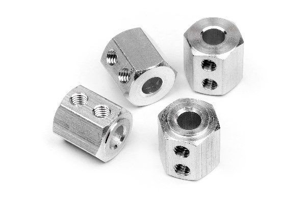 RC Radiostyrt Wheel Hex Adaptor 4Pcs - SC, MT