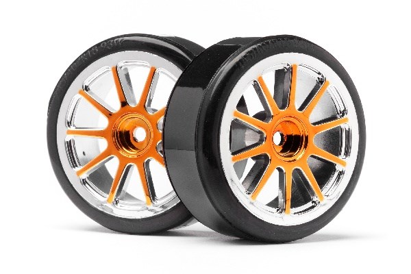 Bild p� GOLD CRM. 10SPOKE WHL DRIFT TYRE x2 - STRADA EVO DC
