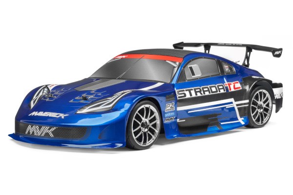 RC Radiostyrt TOURING CAR PAINTED BODY BLUE - TC