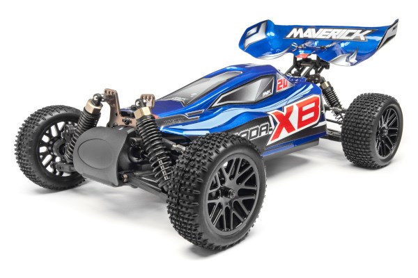 RC Radiostyrt BUGGY PAINTED BODY BLUE - XB