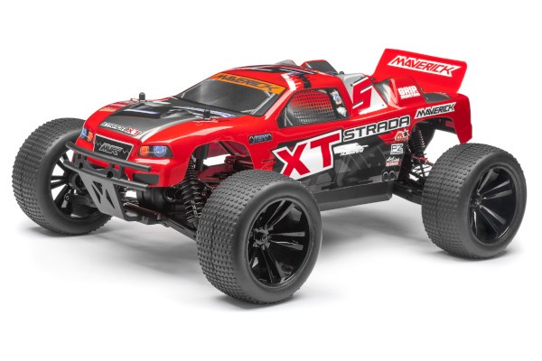 RC Radiostyrt TRUGGY PAINTED BODY RED - XT