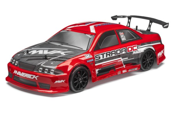 RC Radiostyrt DRIFT CAR PAINTED BODY RED - DC