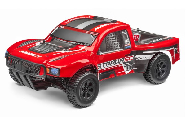 RC Radiostyrt SHORT COURSE PAINTED BODY RED - SC