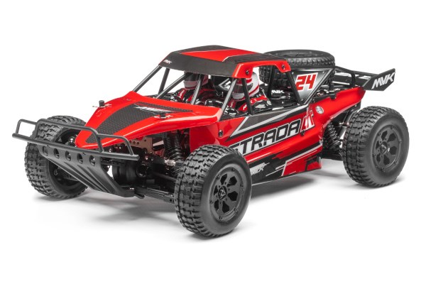 RC Radiostyrt DESERT TRUCK PAINTED BODY RED - DT