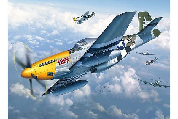 Byggsats flygplan - P-51D-5NA Mustang (early version) - 1:32 - Revell