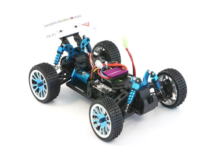 Radiostyrda bilar - 1:16 - Himoto Exb-16 BL 4wd - Gul - 2,4Ghz - RTR