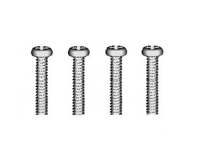 RC Radiostyrt Cap head mechnical screws 3*16 - 85021