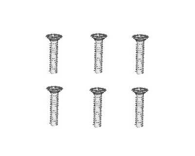 RC Radiostyrt Countersunk Self Tapping Screws 2.6*10 - 86079