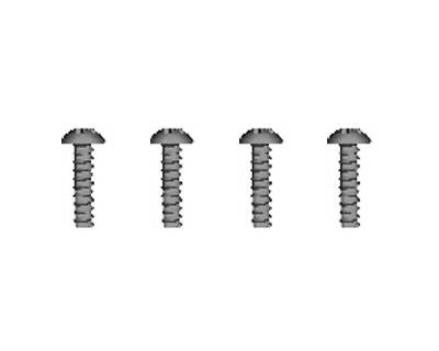 RC Radiostyrt Cap Head Self Tapping Screws 3*10 - 86074