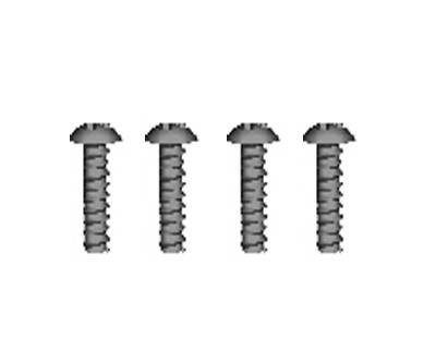 RC Radiostyrt Cap Head Self tapping Screws 3*8 - 86073