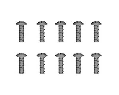 RC Radiostyrt Cap Head Self Tapping Screws 2.6*10 - 86071