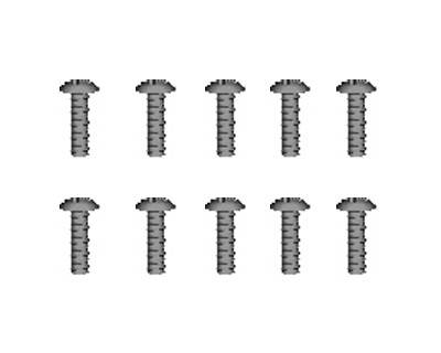 RC Radiostyrt Cap Head Self Tapping Screws 2.6*10 - 86071