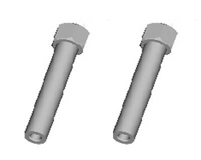 RC Radiostyrt Steering Posts - 86058