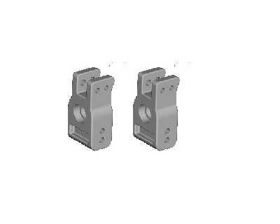 RC Radiostyrt Rear Uprights - 86012