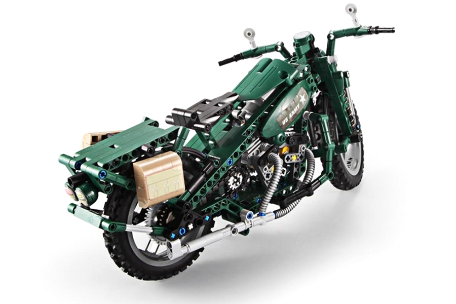 RC bygg modell - CaDA Technic Motorcykel - 2,4Ghz - DE
