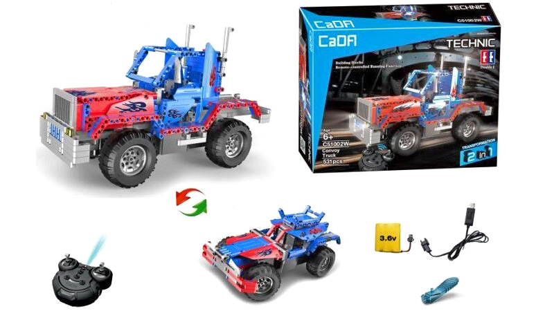 RC bygg modell - CaDA Technic Optimus - 2 in 1 - 2,4Ghz - DE