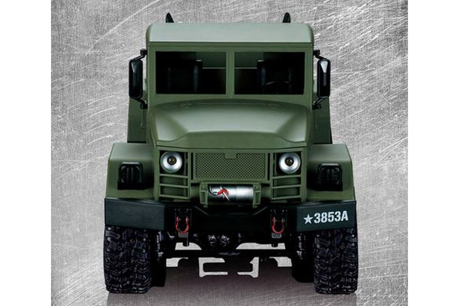 RC Radiostyrt Radiostyrt militär fordon - U.S. Military Truck Grön - 2,4Ghz - RTR
