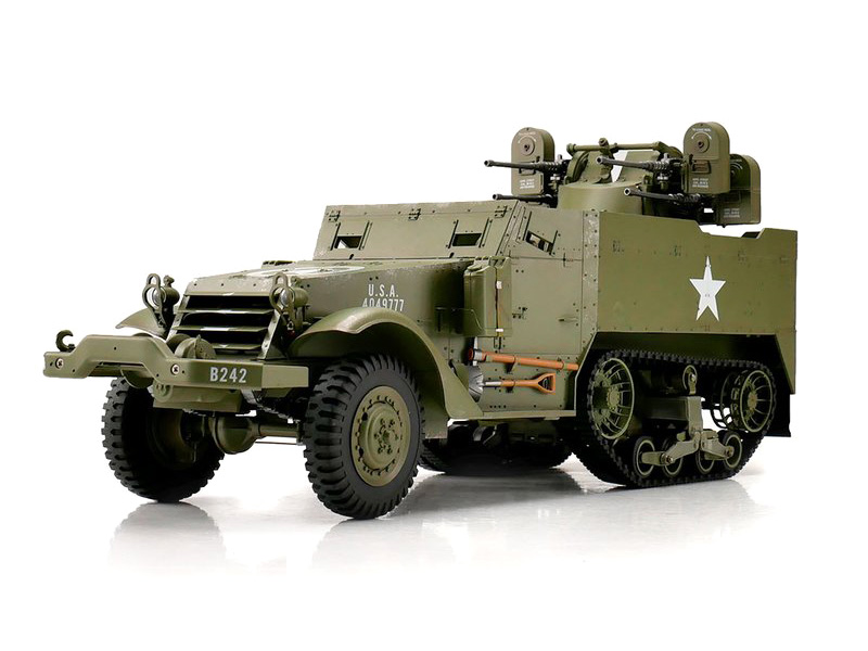 RC Militärfordon - M16 Half-track - 1:16 - 2,4Ghz - RTR