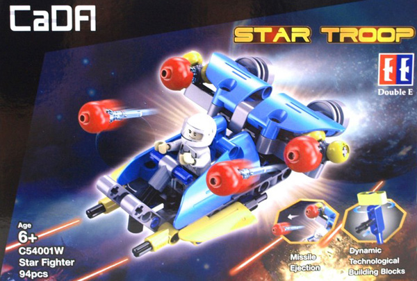 Star Fighter - Bygg klossar