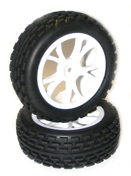 RC Radiostyrt Buggy 1:10 front wheels 2pcs - 10302