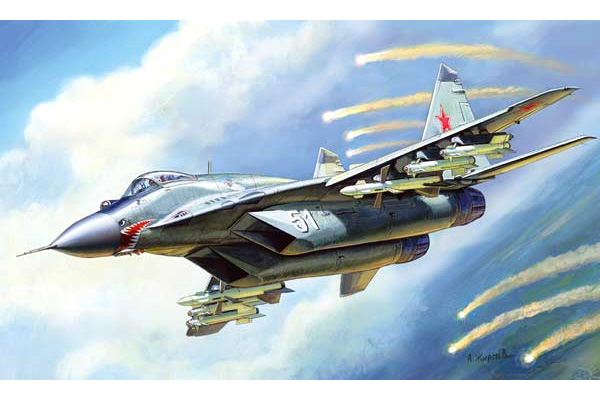 RC Radiostyrt Byggmodell flygplan - MIG 29S (9-13) - 1:72 - Zvezda