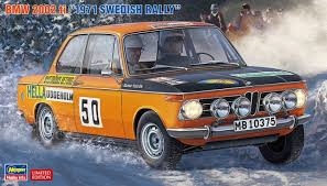 Byggmodell bil - BMW 2002 ti 1971 Swedish - 1:24 - Hasegawa
