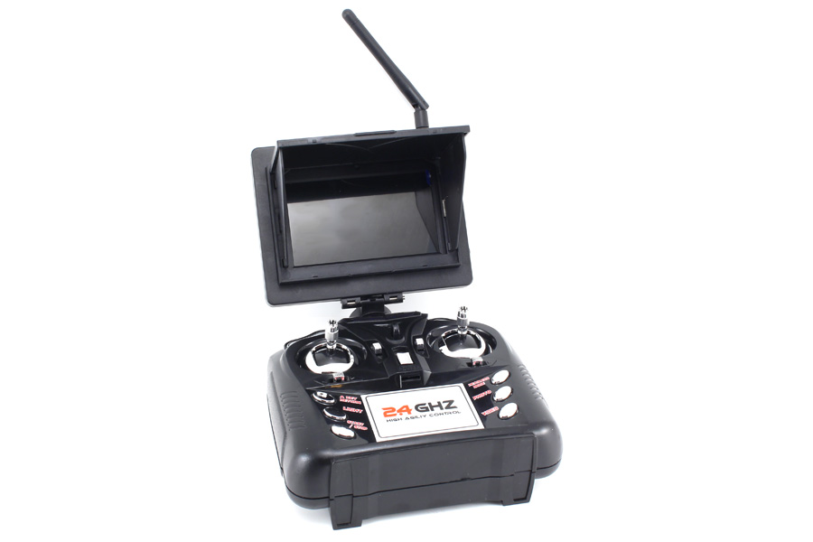 Radiostyrd Dron - X-Predator FPV Display - Kamera - RTF