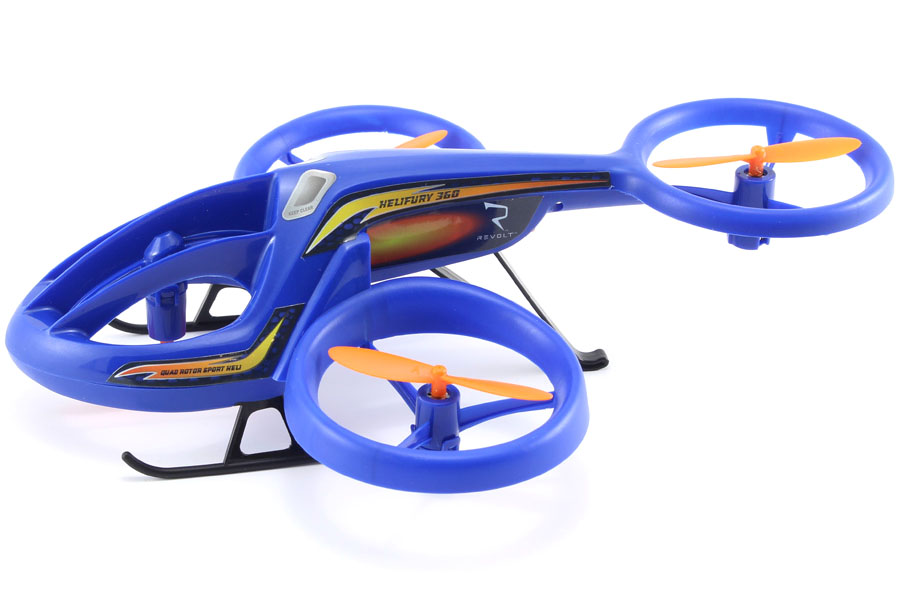 Thumbnail 734 f�r Radiostyrd dron - Mini copter Helifury - 4ch - 2,4Ghz - RTF