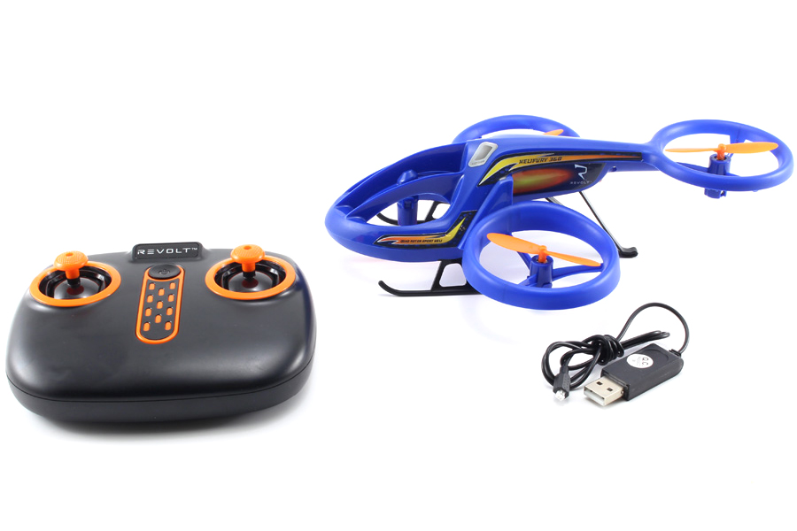 Thumbnail 734 f�r Radiostyrd dron - Mini copter Helifury - 4ch - 2,4Ghz - RTF