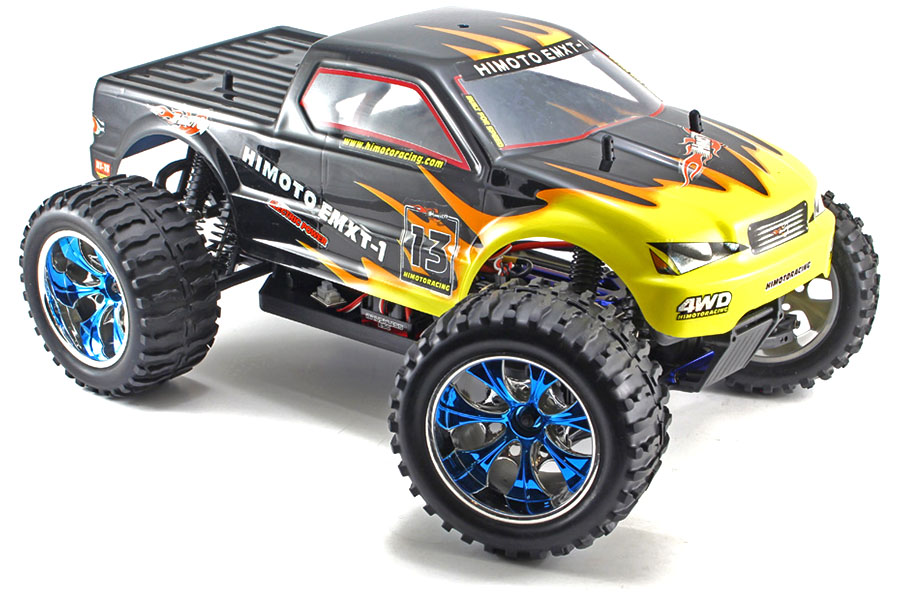 Radiostyrda bilar - 1:10 - EMXT-1 Fire BL - 4WD - 2,4Ghz - RTR