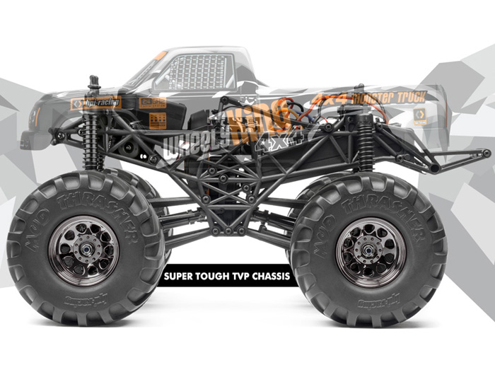 Radiostyrda bilar - 1:10 - Wheely King 4wd - 2,4Ghz - RTR