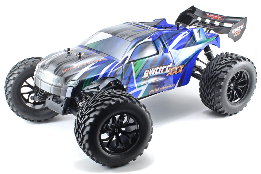 Radiostyrd bil - 1:9 - Sword 3X EBL Blue - 2.4GHz - RTR