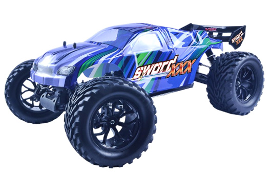 Radiostyrd bil - 1:9 - Sword 3X EBL Blue - 2.4GHz - RTR