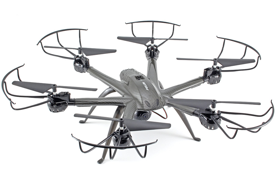 Demo - Radiostyrd Dron - Hexacopter FX120 FPV WiFi - Kamera - 2,4Ghz - RTF