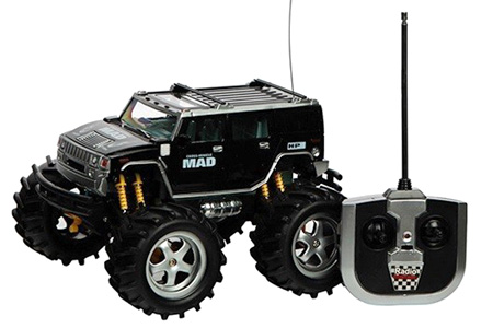 RC Radiostyrt Radiostyrd bil - 1:16 - Mad Monster Max Black - RTR