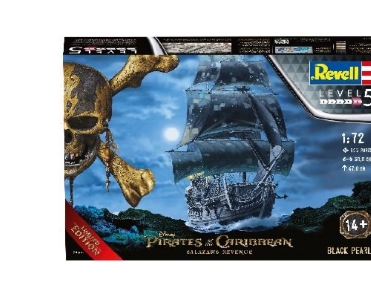 Byggmodell segelbåt - Black Pearl - 1:72 - Revell