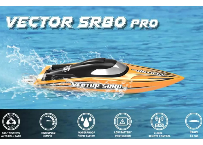 Borstlös rc båt - Vector SR80 PRO Imax 3700 - 2,4Ghz - RTR