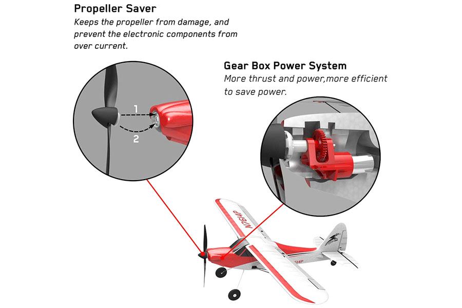Radiostyrt flygplan - Sport Cub 500 BL - 4ch - 2,4Ghz - SRTF