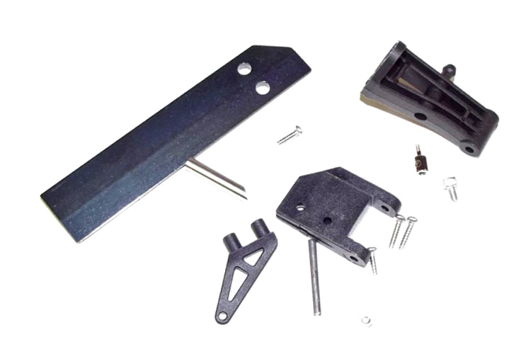 RC Radiostyrt Rudder and Support Set