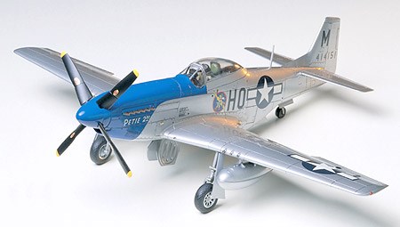 Byggmodell flygplan - N.A.P-51D Mustang 8th AF 1:48 Tamiya
