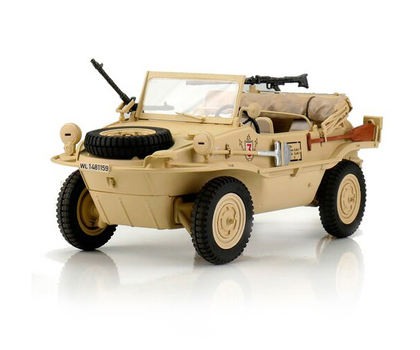 RC Stridsfordon - 1:16 - RC VW Schwimmwagen T166 Sand - Torro - 2,4Ghz - RTR