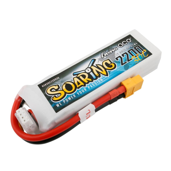 RC Radiostyrt Batteri - 11,1V 2200mAh LiPo - 30C - XT60 - Gens Ace