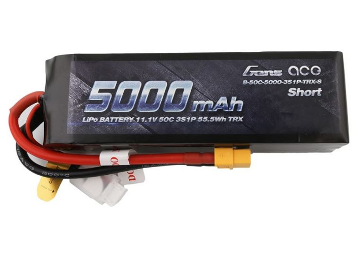 RC Radiostyrt Batteri Li-PO Batteri 11,1V 5000mAh 50C XT60 Gens