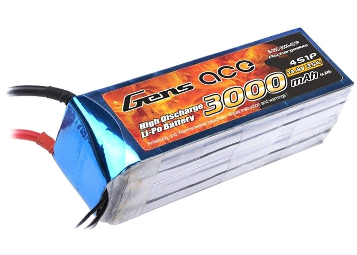 Bild p� 3000mAh 14.8V 35C Gens Ace