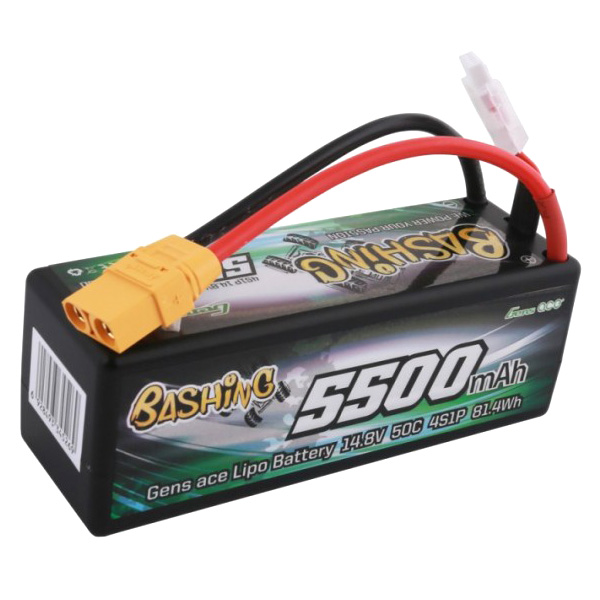 RC Radiostyrt Batteri - 14,8V 5500mAh LiPo 50C HardC. xt90