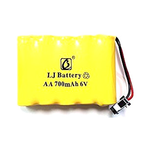 RC Radiostyrt Batteri - 6,0V 700mAh NiCD - SM