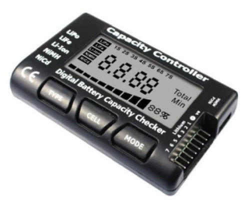 RC Radiostyrt Voltage meter - Capacity controller