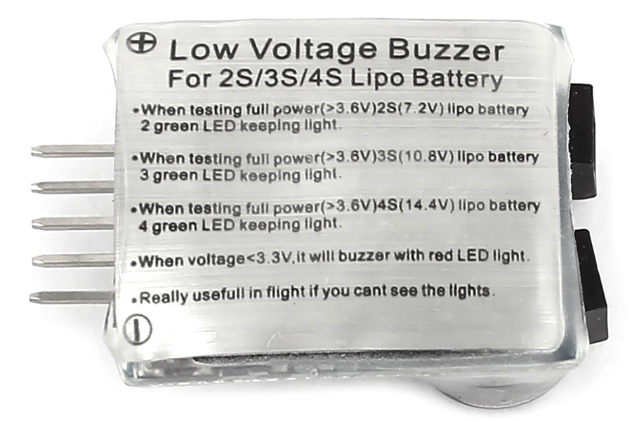 RC Radiostyrt Batteri skydd, batterivarnare - LiPO alarm